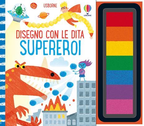 Supereroi. Ediz. a colori. Ediz. a spirale. Con pannello di inchiostro - Fiona Watt - copertina
