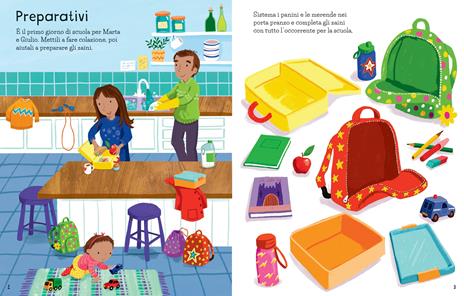 Inizia la scuola! Ediz. a colori. Con Adesivi - Holly Bathie - 2