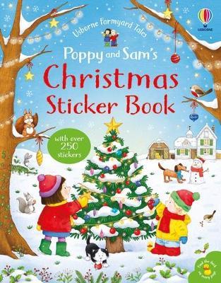 Poppy and Sam's Christmas Sticker Book - Kate Nolan - cover