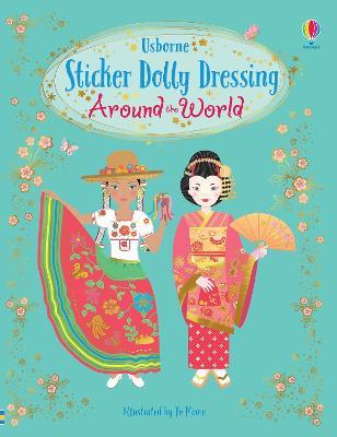 Sticker Dolly Dressing Around the World - Emily Bone - cover