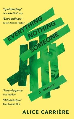 Everything/Nothing/Someone - Alice Carrière - cover