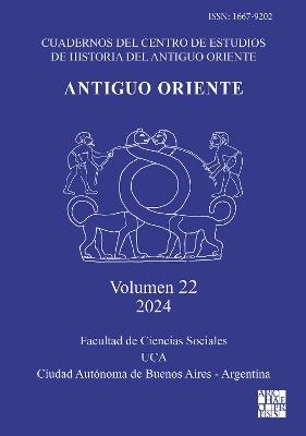 Antiguo Oriente: Vol. 22 2024 - cover