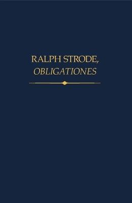 Ralph Strode, Obligationes - cover
