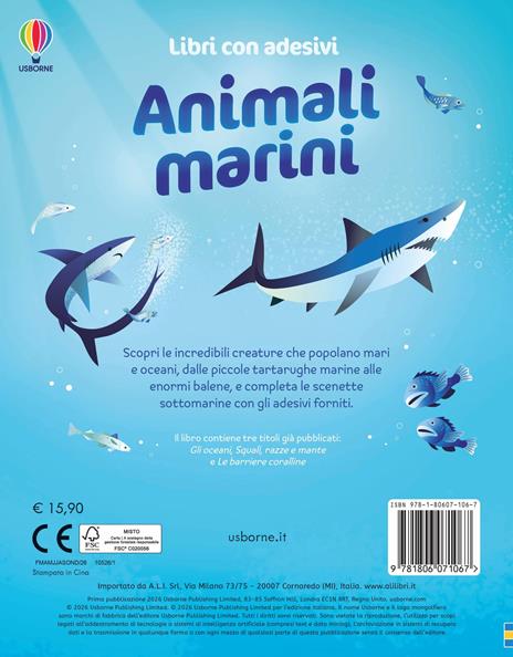 Animali marini. Con adesivi. Ediz. a colori - Jane Bingham,Kristie Pickersgill,Alice Beecham - 3