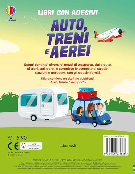 Auto, treni e aerei. Con adesivi. Ediz. a colori - Sam Taplin,Simon Tudhope,Sam Smith - 2