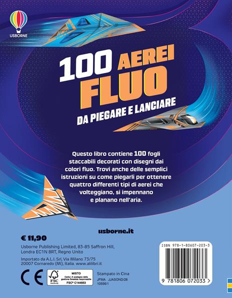 100 aerei fluo da piegare e lanciare - Abigail Wheatley - 3
