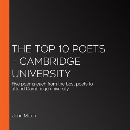 Top 10 Poets – Cambridge University, The