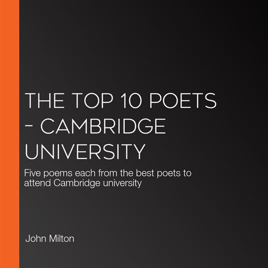 Top 10 Poets – Cambridge University, The
