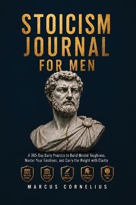 Stoicism Journal for Men: A 365-Day Daily Practice to Build Mental Toughness, Master Your Emotions, and Carry the Weight with Clarity - Marcus Cornelius - cover