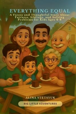 Everything Equal: A Funny and Thoughtful Story About Fairness, Siblings, and Solving Problems for Kids Ages 4-8 - Alina Stetsyuk - cover