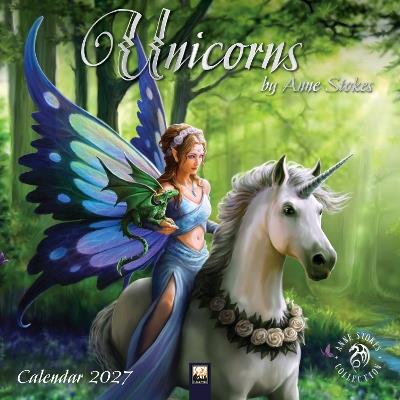 Unicorns by Anne Stokes Wall Calendar 2027 (Art Calendar) - cover