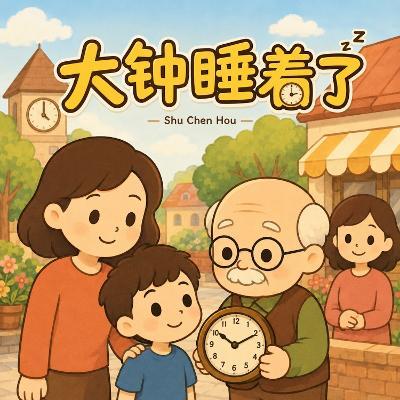 大钟睡着了: The Sleeping Clock: A Simplified Chinese Children's Picture Book About Mindfulness and Slowing Down - Shu Chen Hou - cover