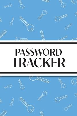 Password Tracker (Blue Keys): 6"x9" Alphabetical Password Logbook for Easy Organization - Revive Stationery - cover