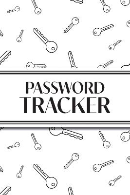 Password Tracker (White Keys): 6"x9" Alphabetical Password Logbook for Easy Organization - Revive Stationery - cover