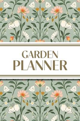 Garden Planner (Cottagecore Spring Mirrored Pattern): 6"x9" Yearly Garden Planning Journal with Layout Grids, Plant Inventory, Seed & Treatment Trackers, Monthly Checklists, and 100+ Plant Logs - Perfect for Backyard & Vegetable Gardeners - Revive Stationery - cover