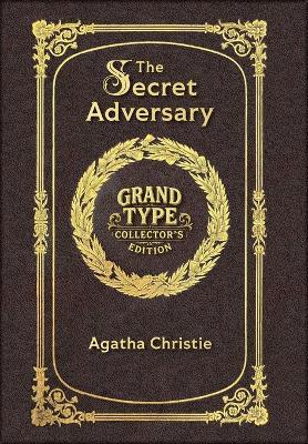 Large Print - The Secret Adversary - Grand Type Collector's Edition - Matte Hardcover with Dust Jacket - Agatha Christie - cover
