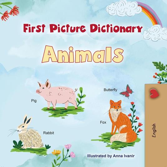 First Picture Dictionary - Animals - KidKiddos Books - ebook