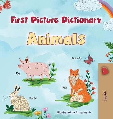 First Picture Dictionary - Animals: English Edition - Kidkiddos Books - cover