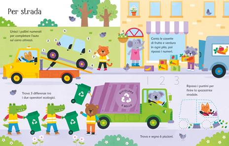 Camion e ruspe. Ediz. a colori. Con pennarello - Kirsteen Robson - 2