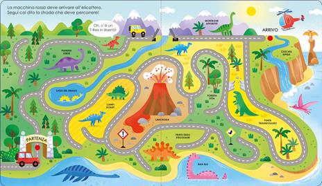 Labirinti tra i dinosauri. Ediz. a colori - Felicity Brooks - 2