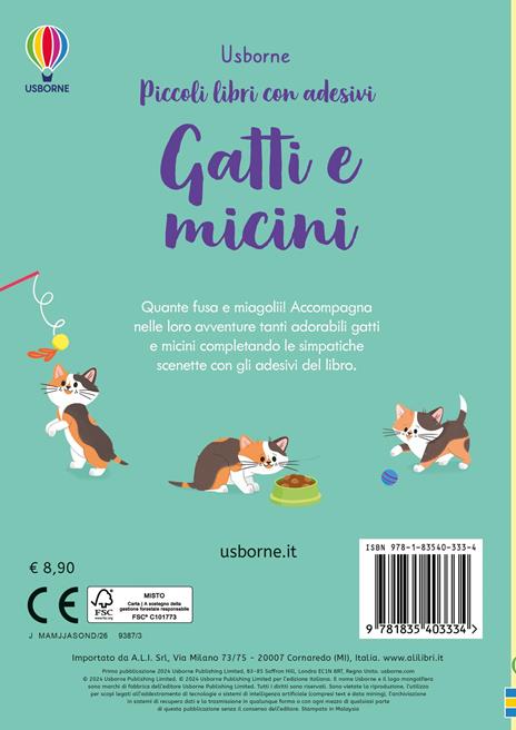 Gatti e micini. Con adesivi. Ediz. a colori - Caroline Young - 6