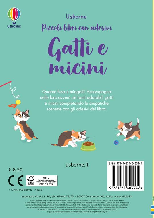 Gatti e micini. Con adesivi. Ediz. a colori - Caroline Young - 6