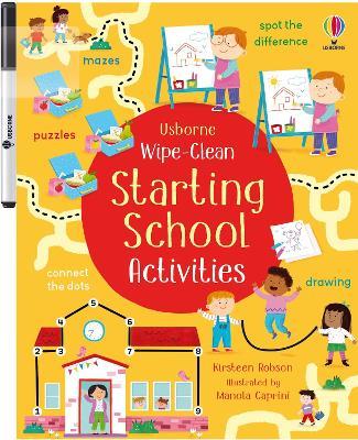 Wipe-Clean Starting School Activities - Kirsteen Robson - cover