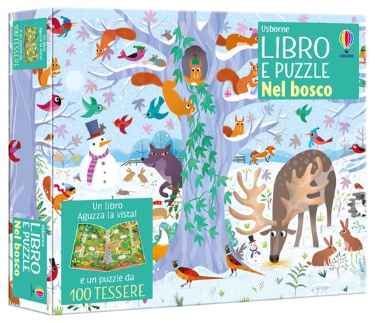 Nel bosco. Ediz. illustrata. Con puzzle da 100 tessere - Kirsteen Robson - copertina