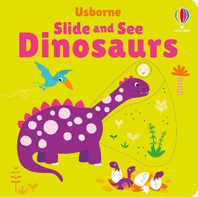 Slide and See Dinosaurs - Fiona Watt - cover