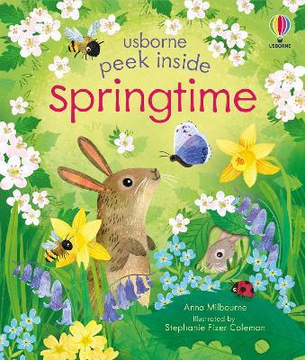 Peek Inside Springtime - Anna Milbourne - cover