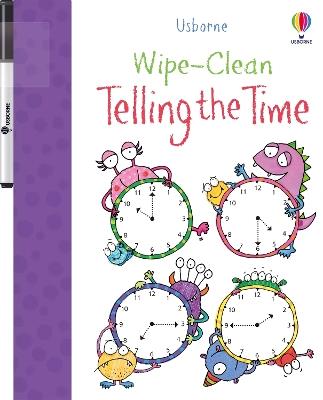 Wipe-clean Telling the Time - Jessica Greenwell - cover