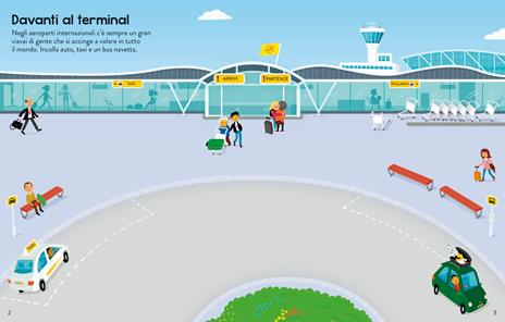 L'aeroporto. Con adesivi. Ediz. a colori - Sam Smith - 2