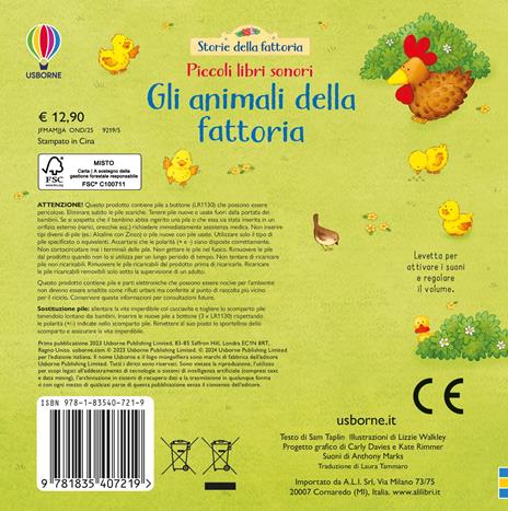 Gli animali della fattoria. Ediz. a colori - Sam Taplin - 3