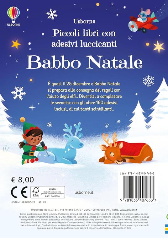 Babbo Natale. Con adesivi. Ediz. a colori - Alice Beecham - 5