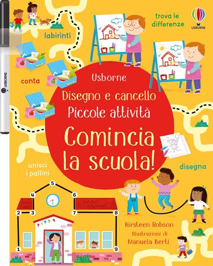 Comincia la scuola! Con pennello - Kirsteen Robson - copertina