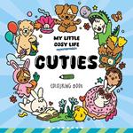 Cuties: Cute Kawaii Colouring Book for Teens and Adults Featuring Adorable Animals, Purmaids and Cosy Scenes