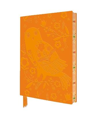 Bee Brown: Folk Owl Artisan Art Notebook (Flame Tree Journals) - cover