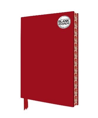 Ruby Red Blank Artisan Notebook (Flame Tree Journals) - cover