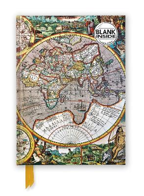 Antique Map (Foiled Blank Journal) - cover