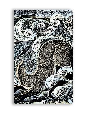 Angela Harding: Shetland Otter, Shetland Sea (Soft Touch Journal) - cover