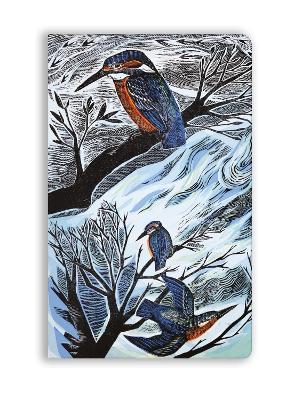 Angela Harding: Suffolk Kingfishers (Soft Touch Journal) - cover