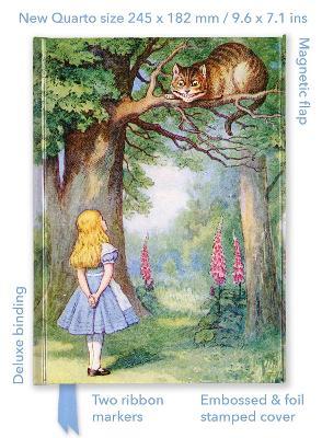 John Tenniel: Alice and the Cheshire Cat (Foiled Quarto Journal) - cover