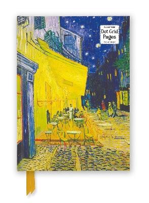Vincent van Gogh: Café Terrace (Foiled Dot Grid Journal) - cover
