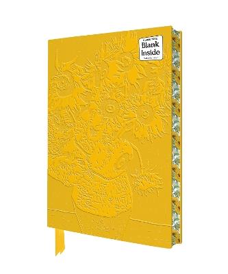 Vincent van Gogh: Sunflowers Artisan Art Blank Notebook (Flame Tree Journals) - cover