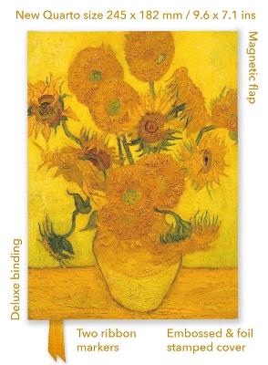 Vincent van Gogh: Sunflowers (Foiled Quarto Journal) - cover