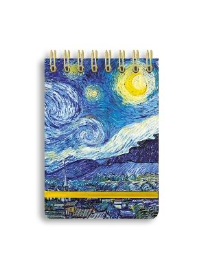 Vincent van Gogh: The Starry Night (Spiral Bound Pocket Notebook) - cover