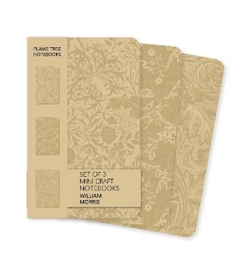 William Morris Set of 3 Mini Craft Notebooks - cover