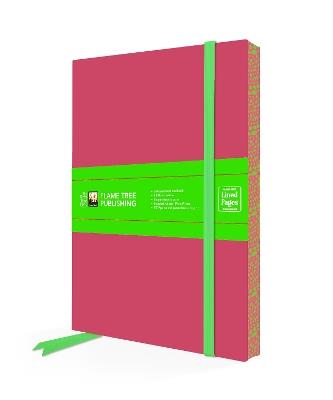 Lipstick Pink Artisan Paperback Notebook - cover