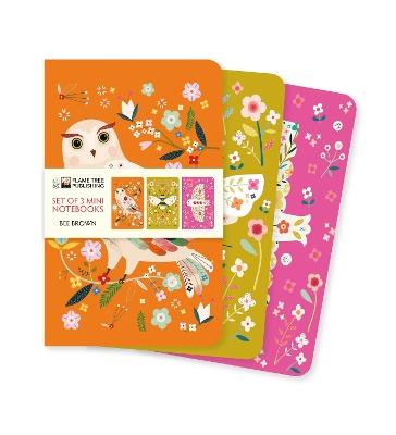 Bee Brown Set of 3 Mini Notebooks - cover