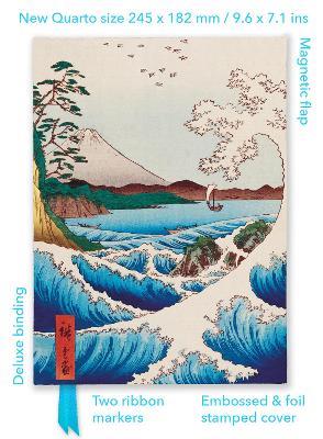 Utagawa Hiroshige: Sea at Satta (Foiled Quarto Journal) - cover